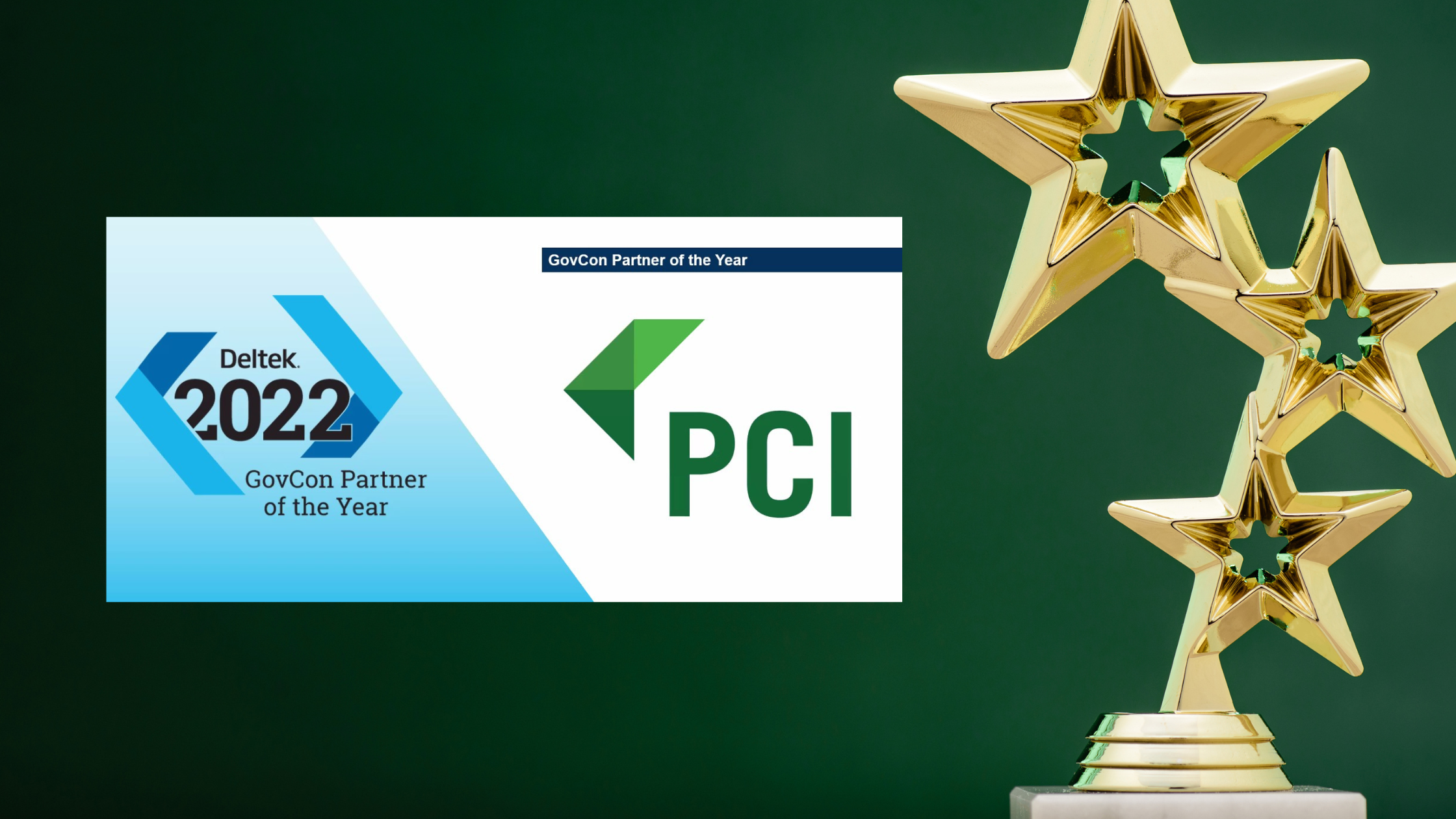 Premier Consulting & Integration (PCI) Receives 2022 GovCon Partner of the Year Award at Deltek Partner Kickoff